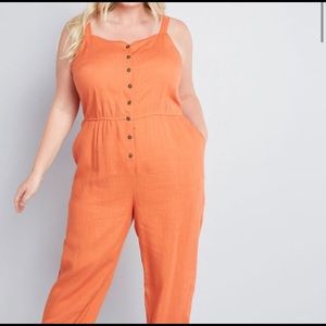 Modcloth Every Waking Momentum Jumpsuit XL